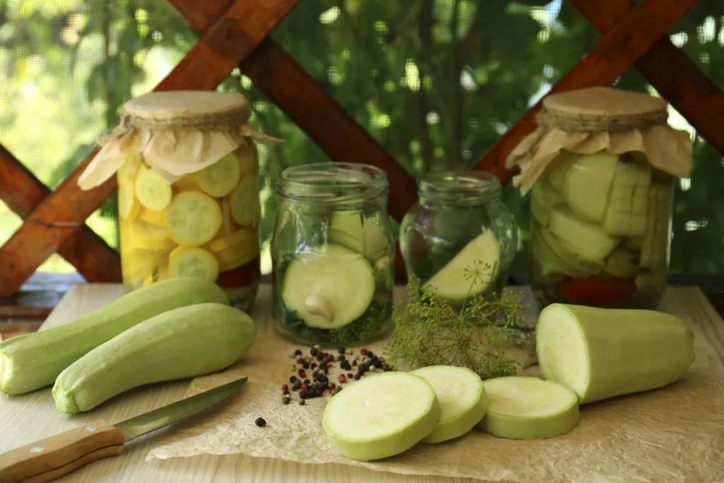 сирі мариновані кабачки